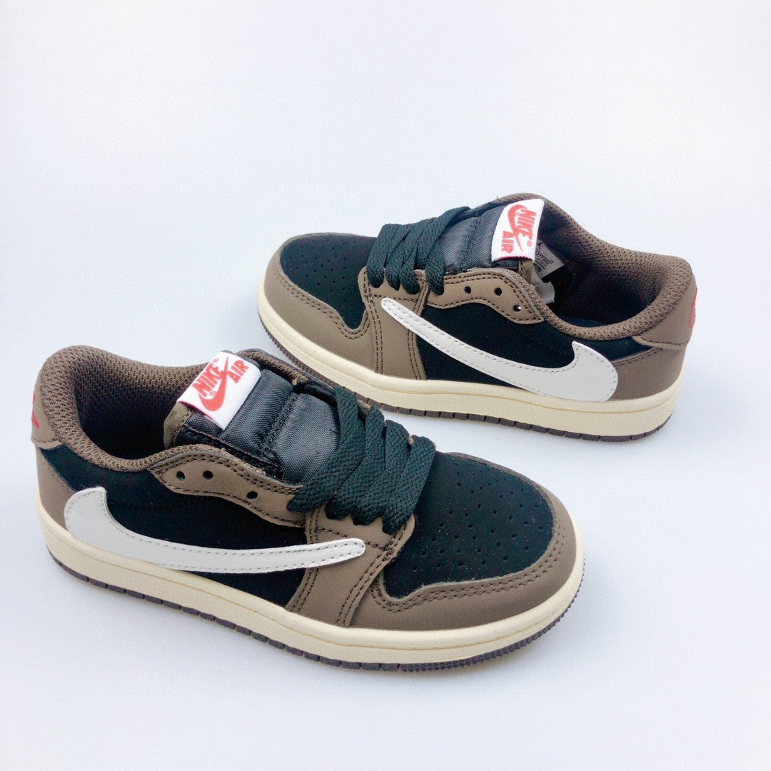 Jordan low-top reverse hook black warrior" brown, black"