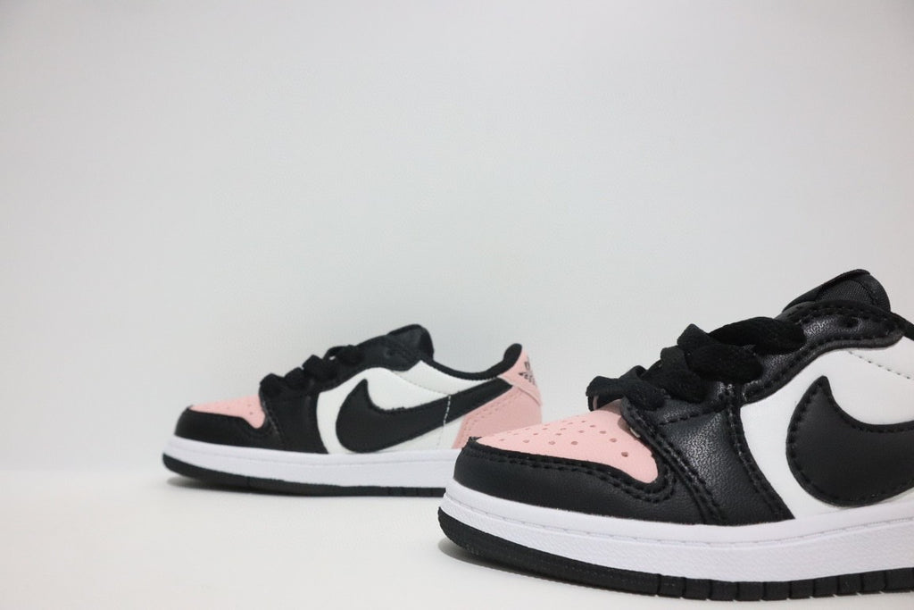 Jordan low-top hook series" white, black, pink"