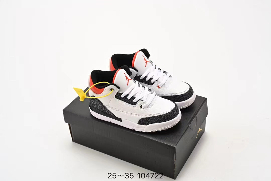 Joe 3" white, black"