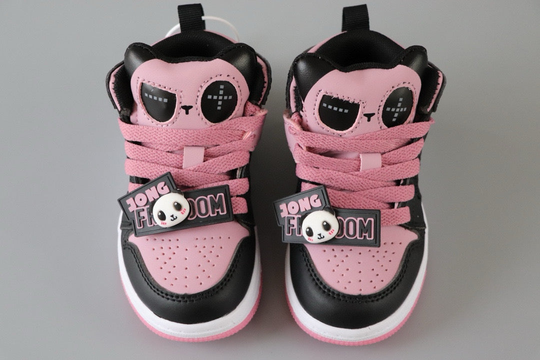 AJ Jordan Panda Light Shoes" black, pink"