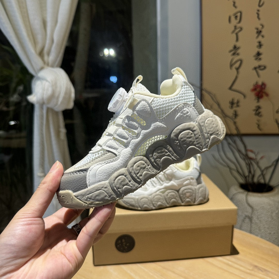 Nike Croissant Hollow Breathable Mesh" white, gray, cream"