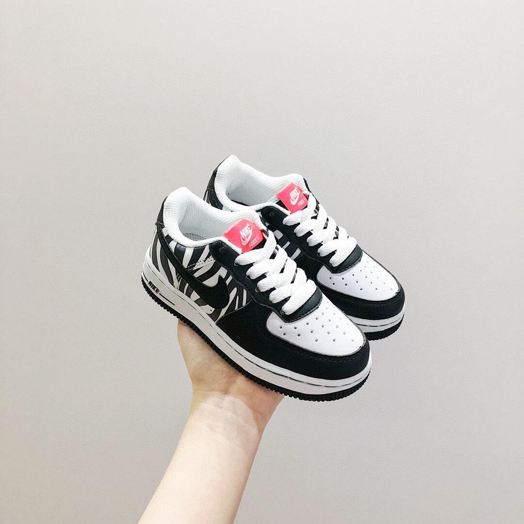 Air Force low-top lace-up sneakers" Black"