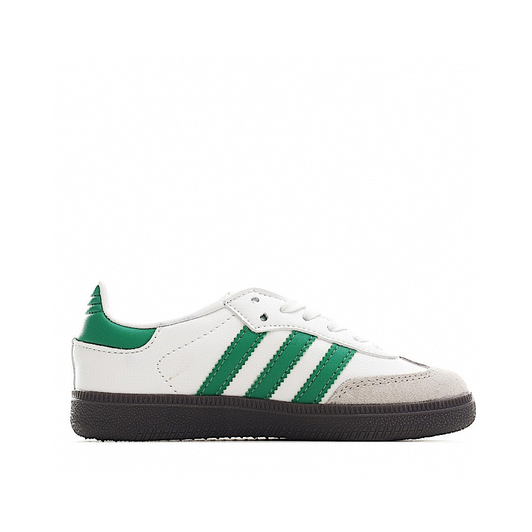 Adidas  Samba children's shoes "white & green "