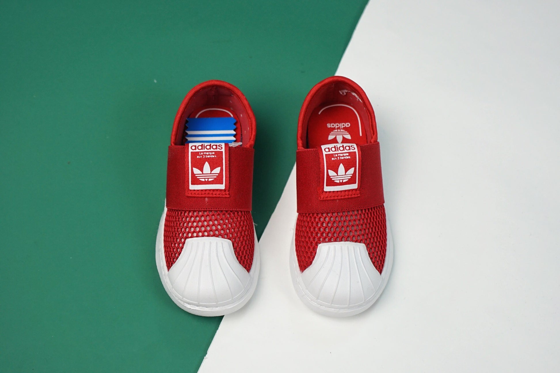 AD one-step soft shell mesh bandage shoes" red"