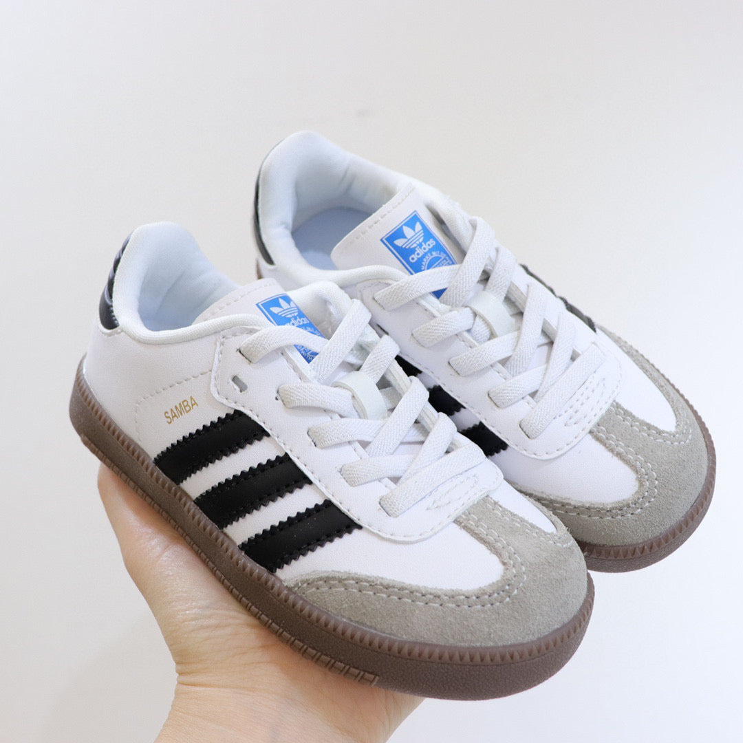 Adidas children's training shoes" white"
