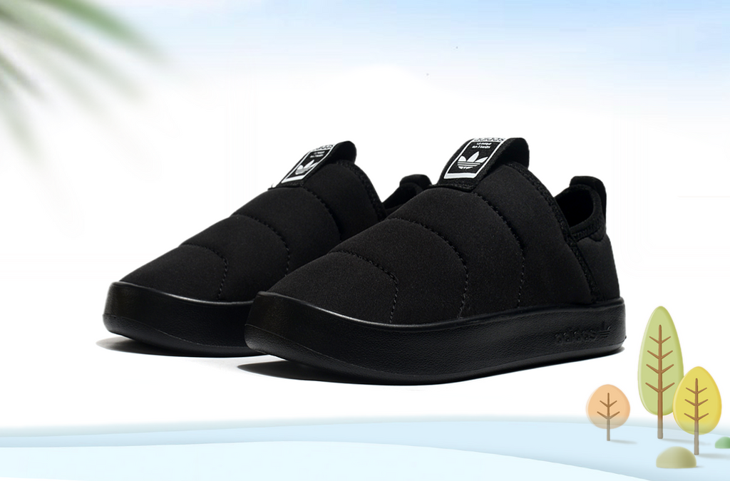 Adidas 360C velvet children's shoes " black"