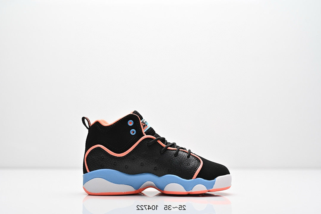 Jordan 13 children's shoes" black"