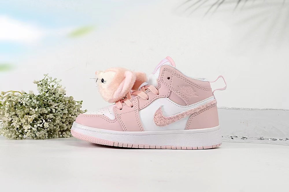 Joe 1AJ1 slip-on shoes for children" white, rose"