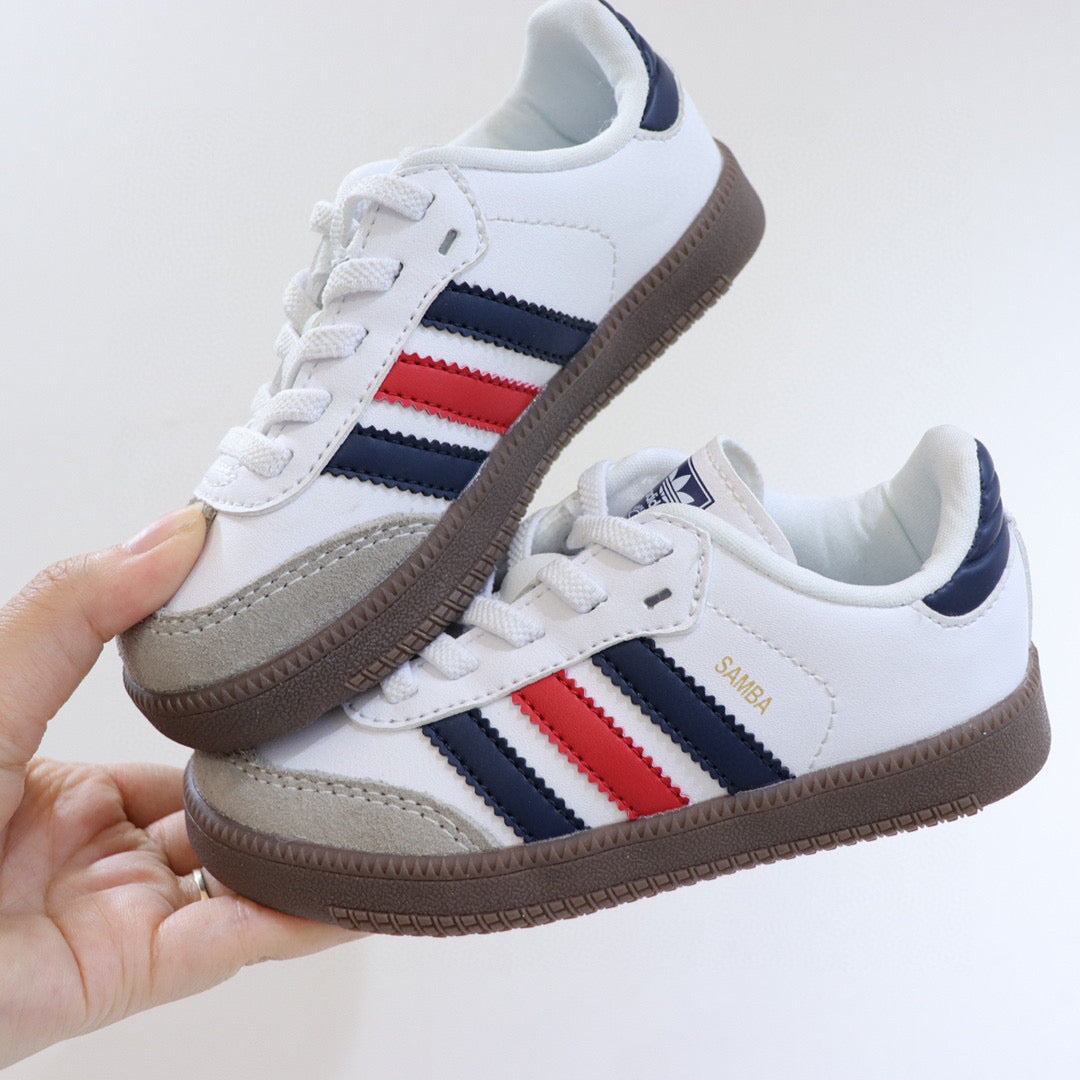 Adidas children's training shoes" white"