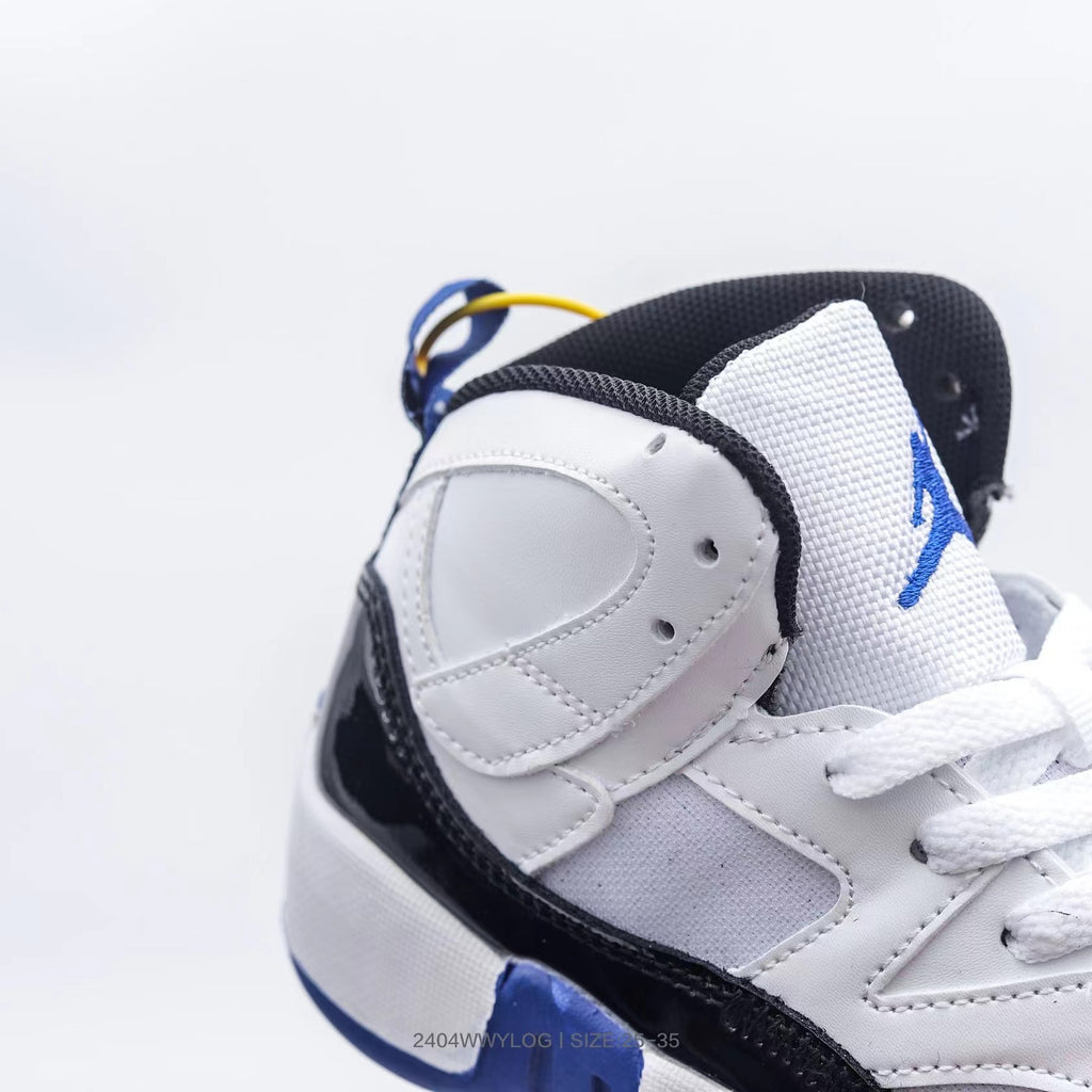 Jordan 612 series" white, black, blue"