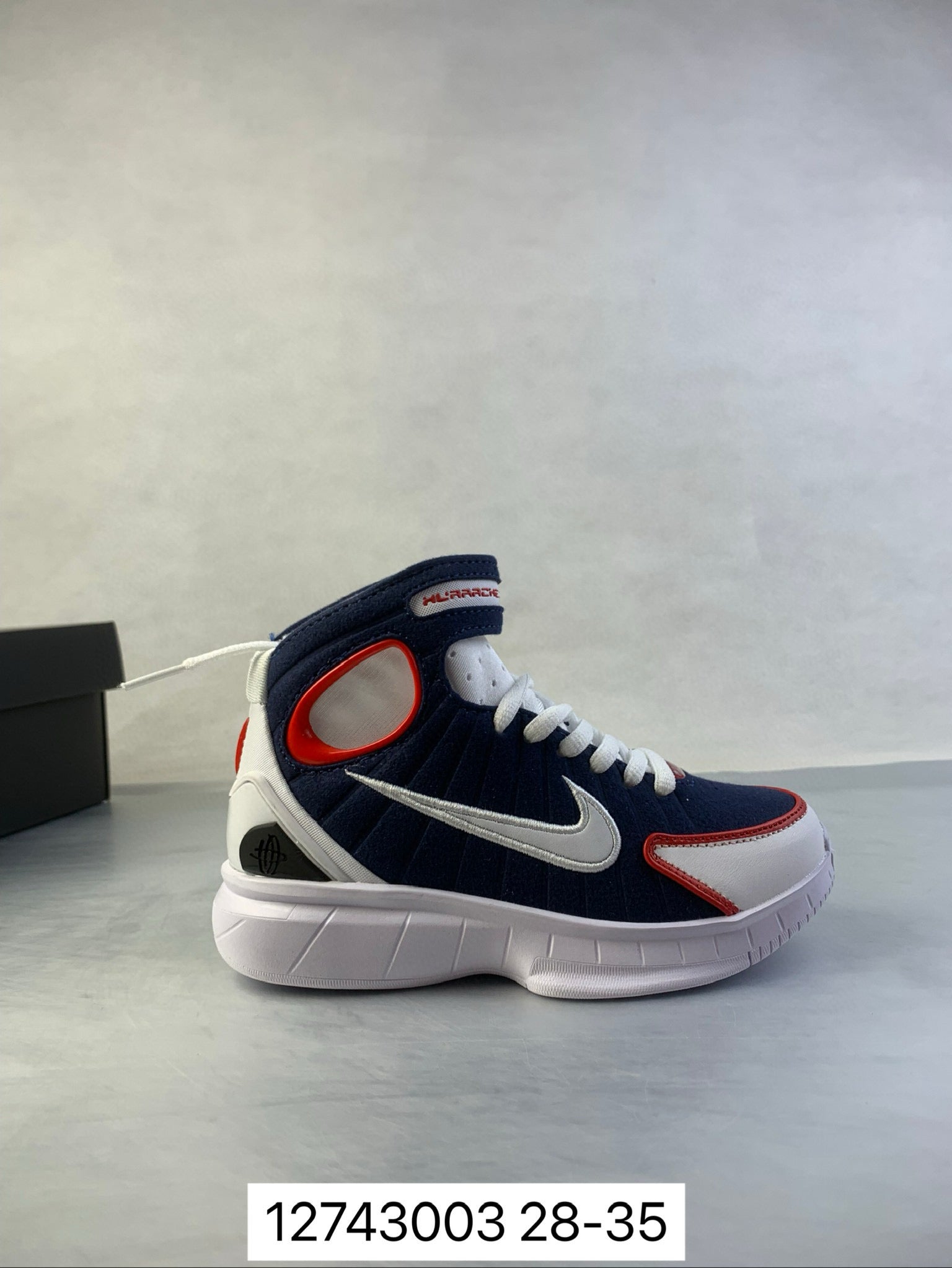 Nike Air Zoom 2K4 basketball shoes " Navy"