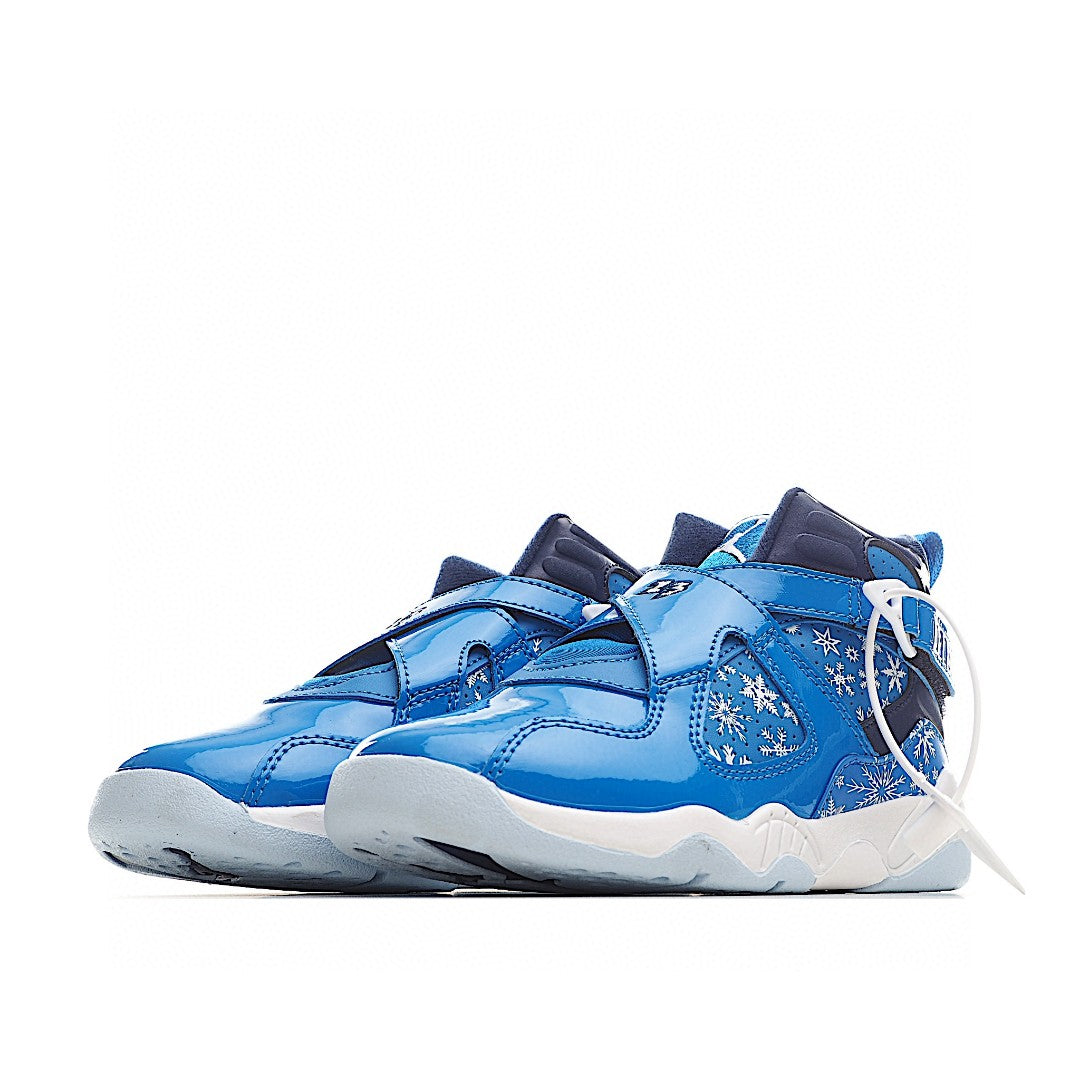 Joe 8 children's shoes sports shoes AJ-8 basketball shoes" blue"