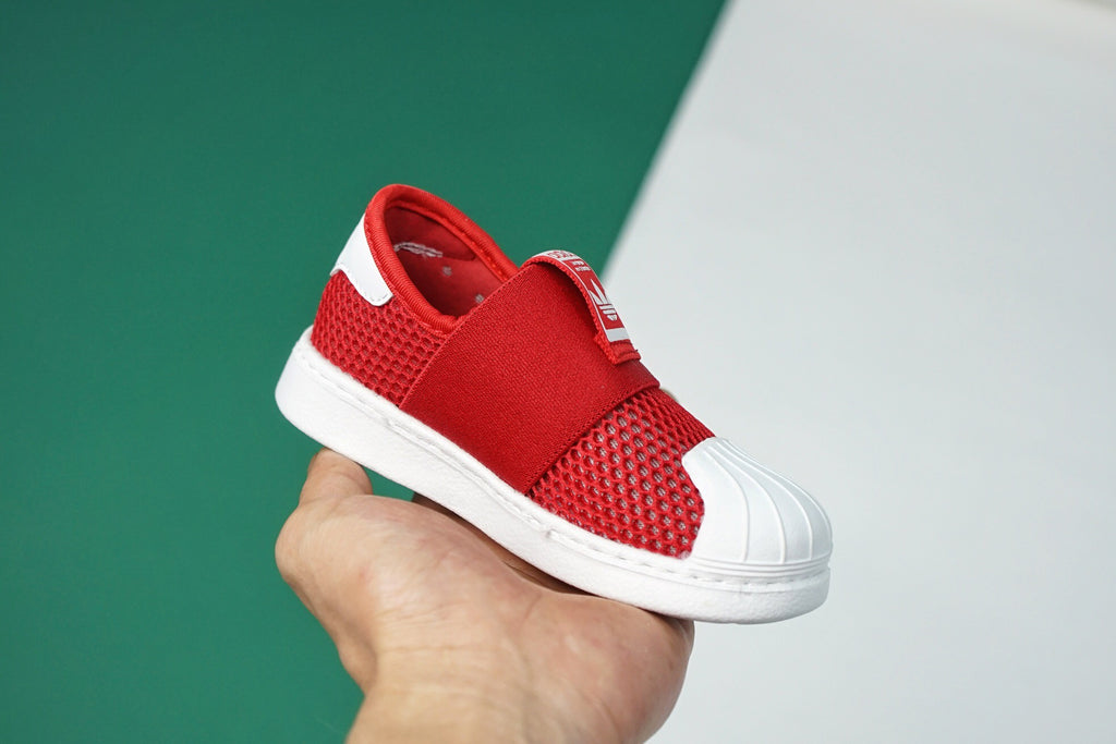 AD one-step soft shell mesh bandage shoes" red"