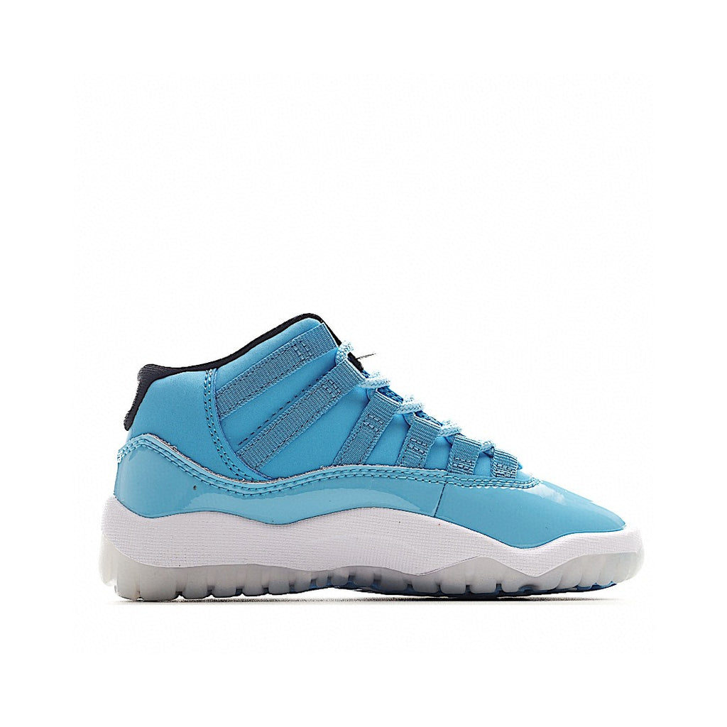 The classic AJ11 is back, mid-top" blue"