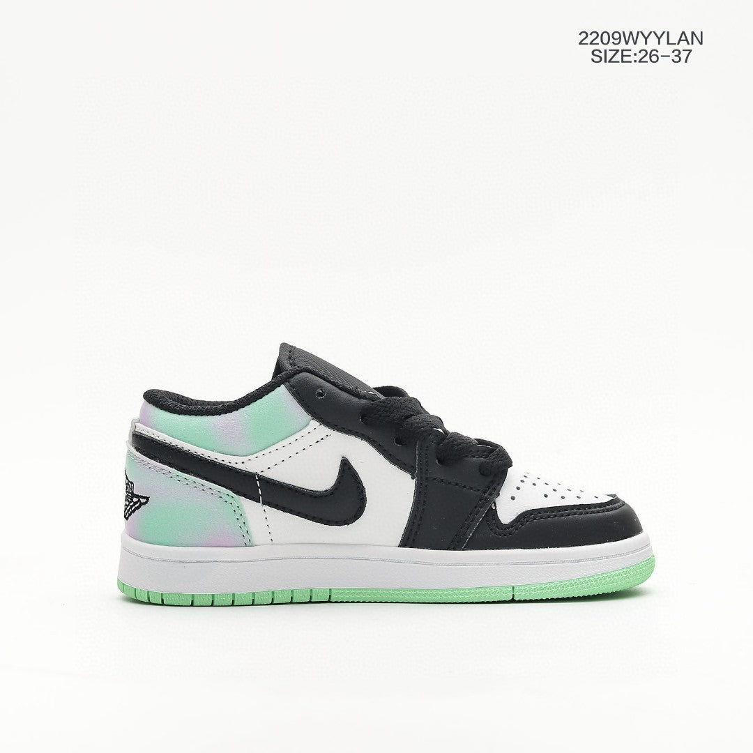 Jordan low-top hook series" white, black, green"