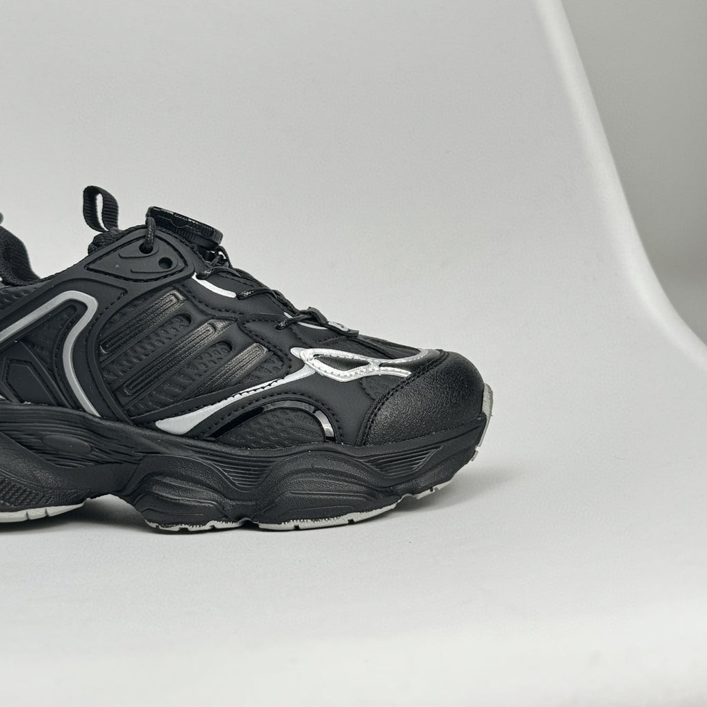 Adidas XLG Runner Deluxe runner dad shoes" black"