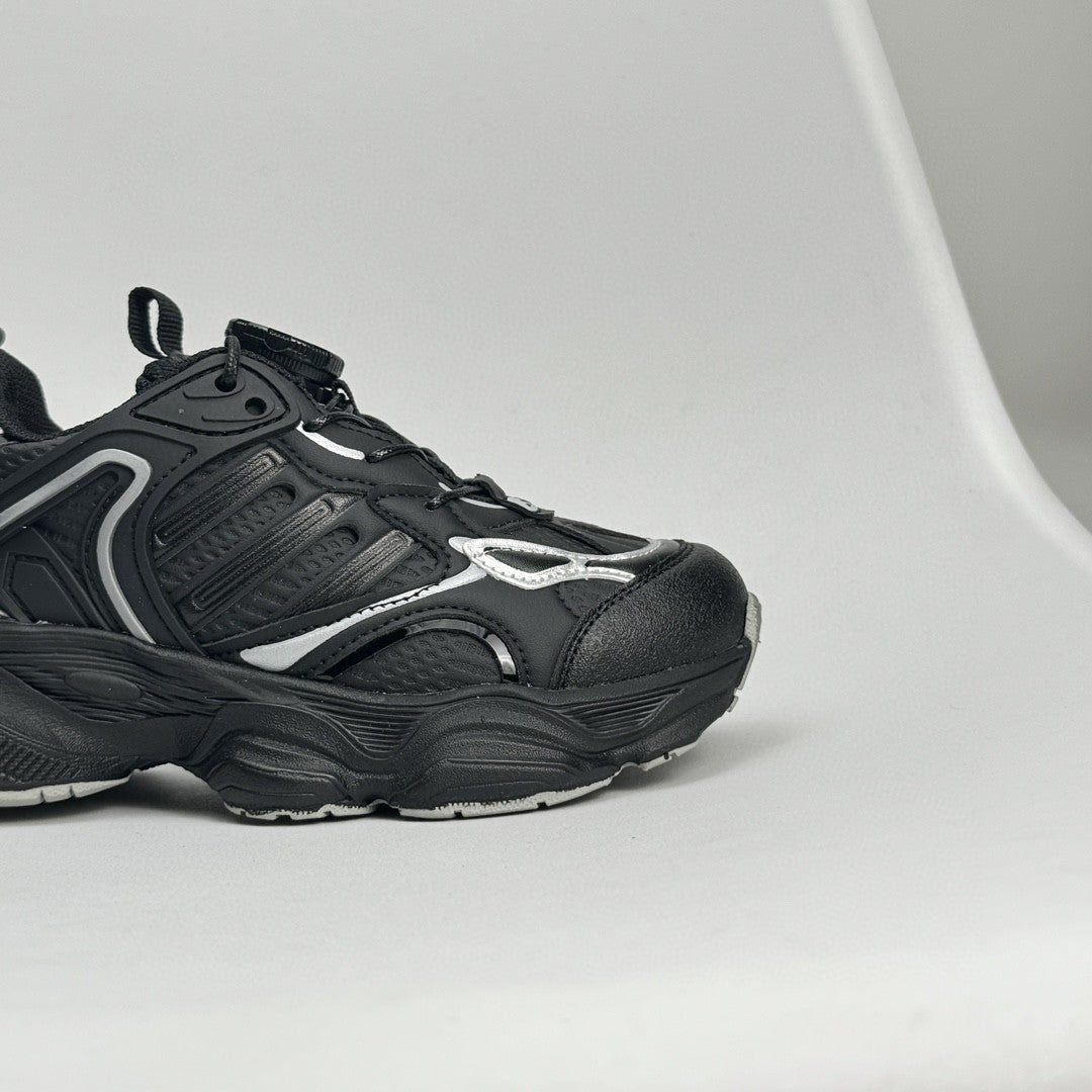 Adidas XLG Runner Deluxe runner dad shoes" black"