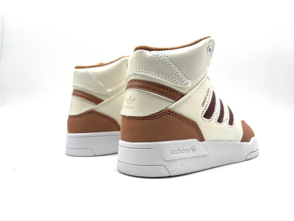 Adidas Trefoil Retro Basketball Shoes" white, brown"