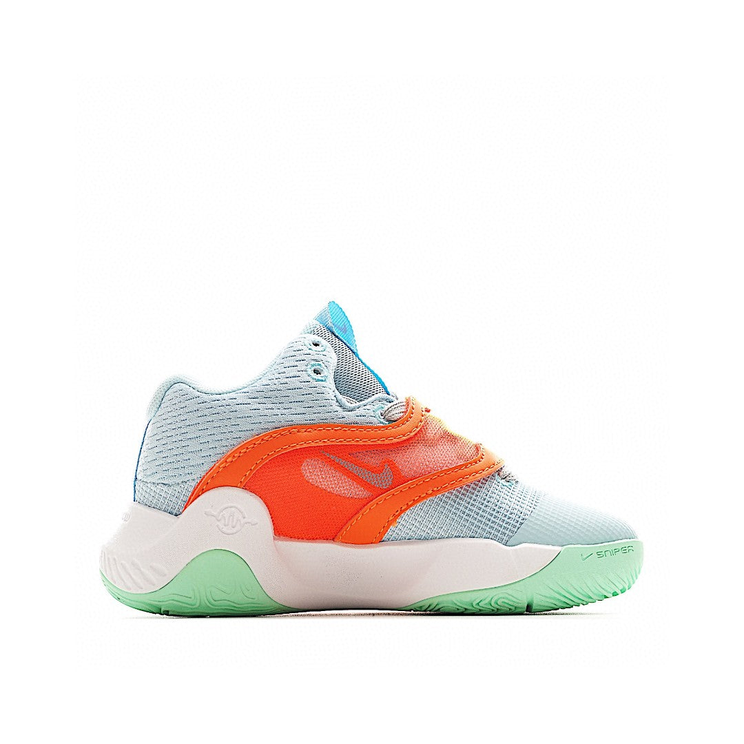 KD 5 basketball shoes" blue, mint green"