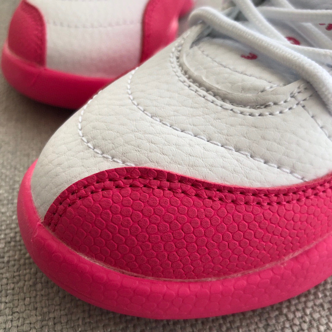 Joe 12 high quality children's shoe" white and Pink"