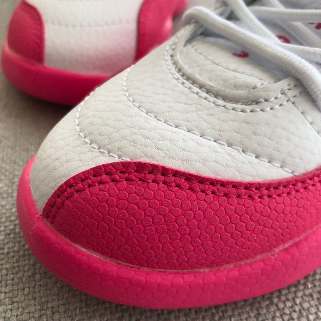 Joe 12 high quality children's shoe" white, pink"