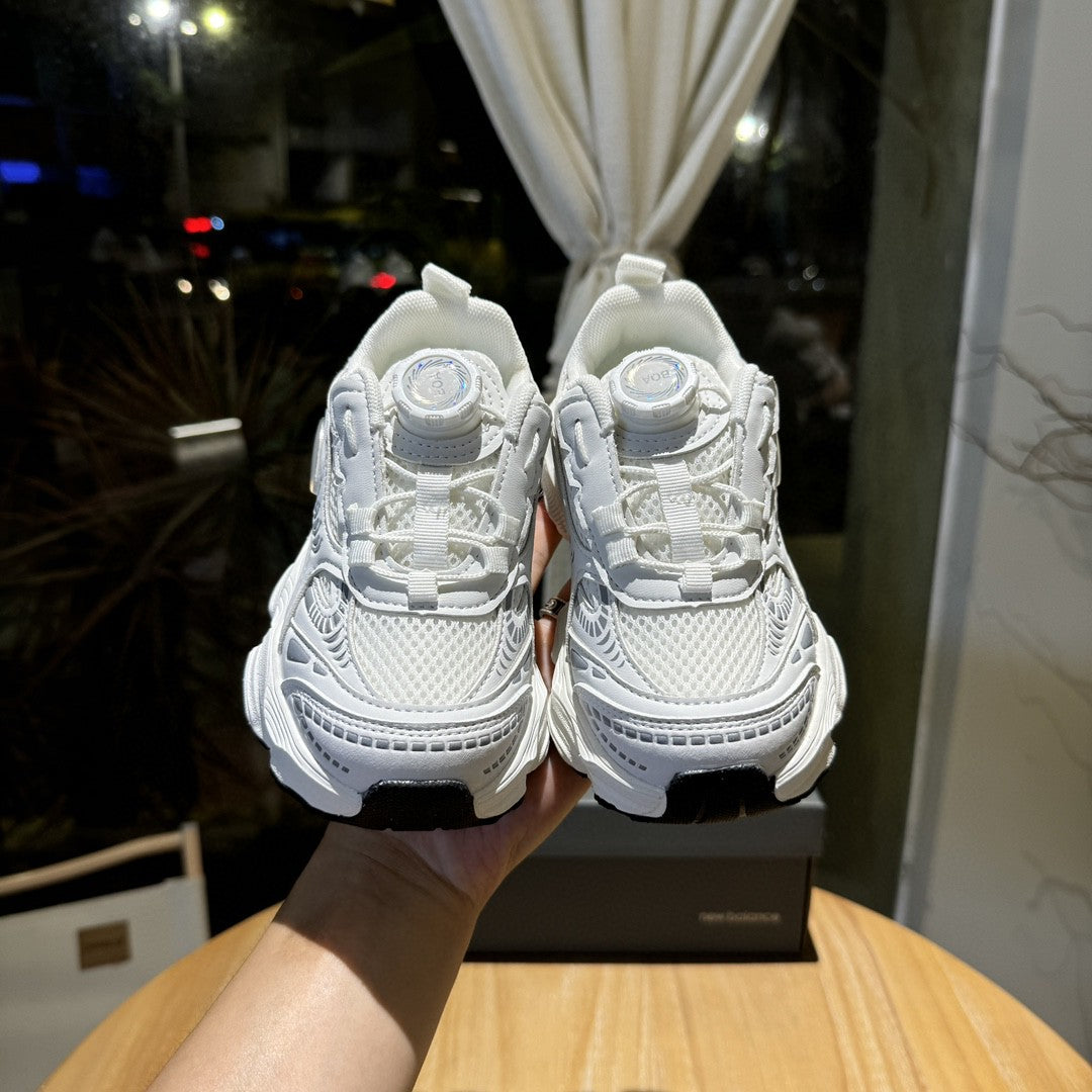 NB New Balance Retro Daddy Style Casual Sports Running Shoes" white"