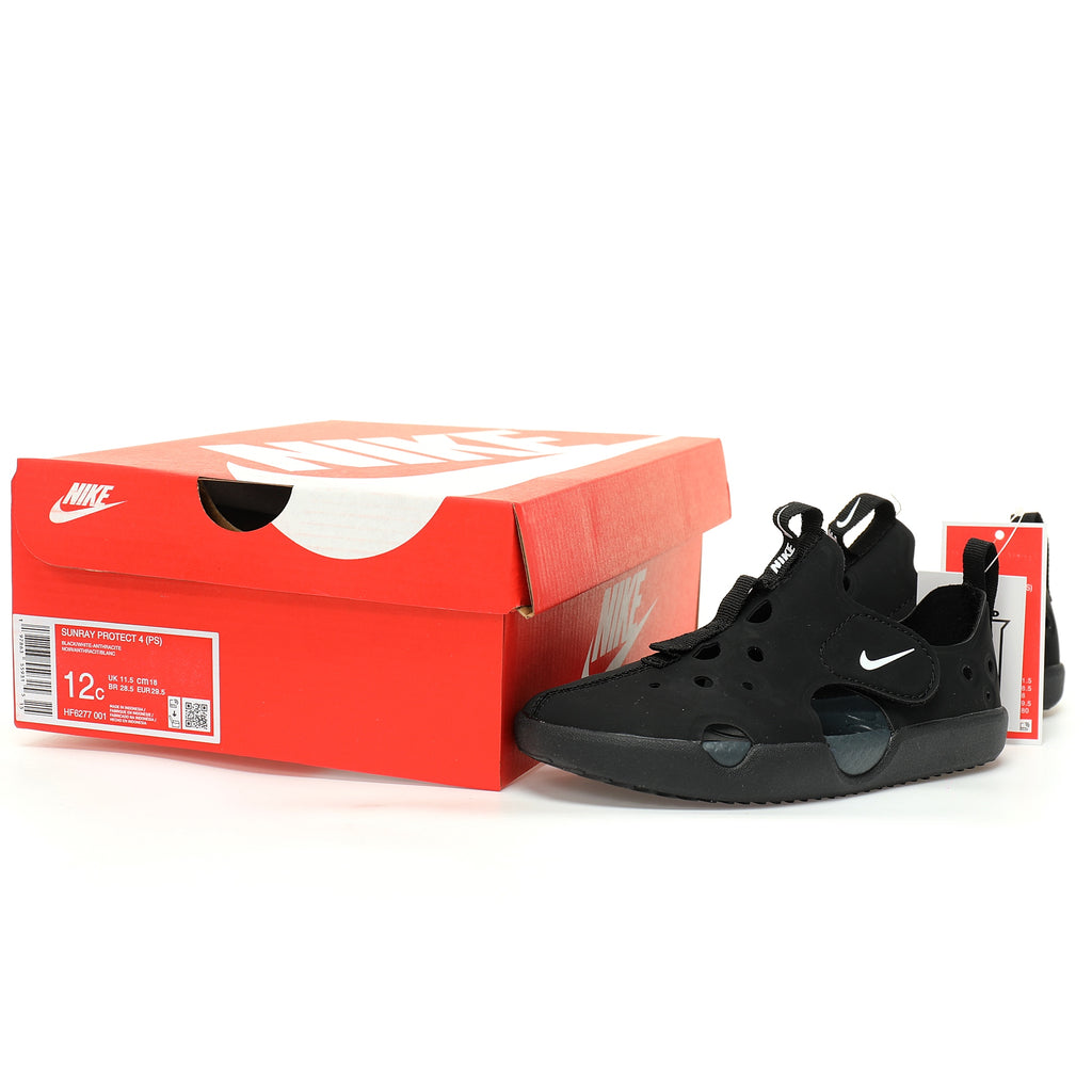 NK new SUNRAY PROTECT 4th generation children's beach hollow sandals" Black"