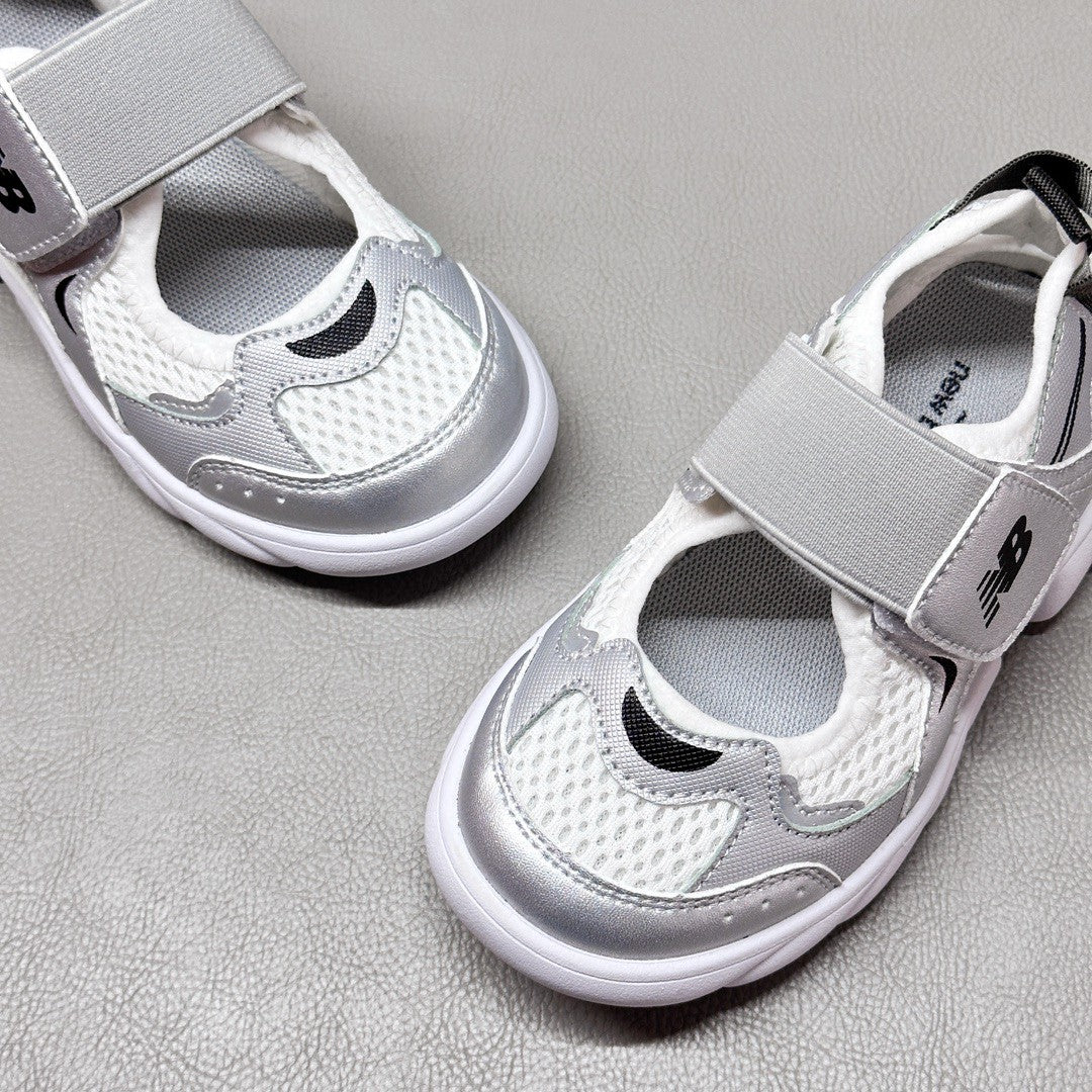 NB920 children's sandals children's beach sandals" white, silver"