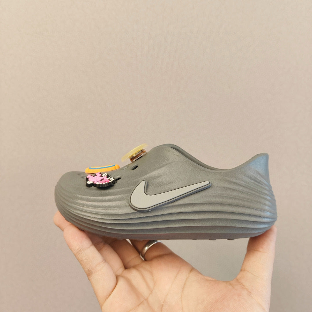 Nike hole beach sandals parent-child style" gray"