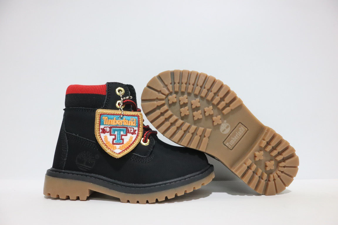 Timberland knitted children's work boots" black"