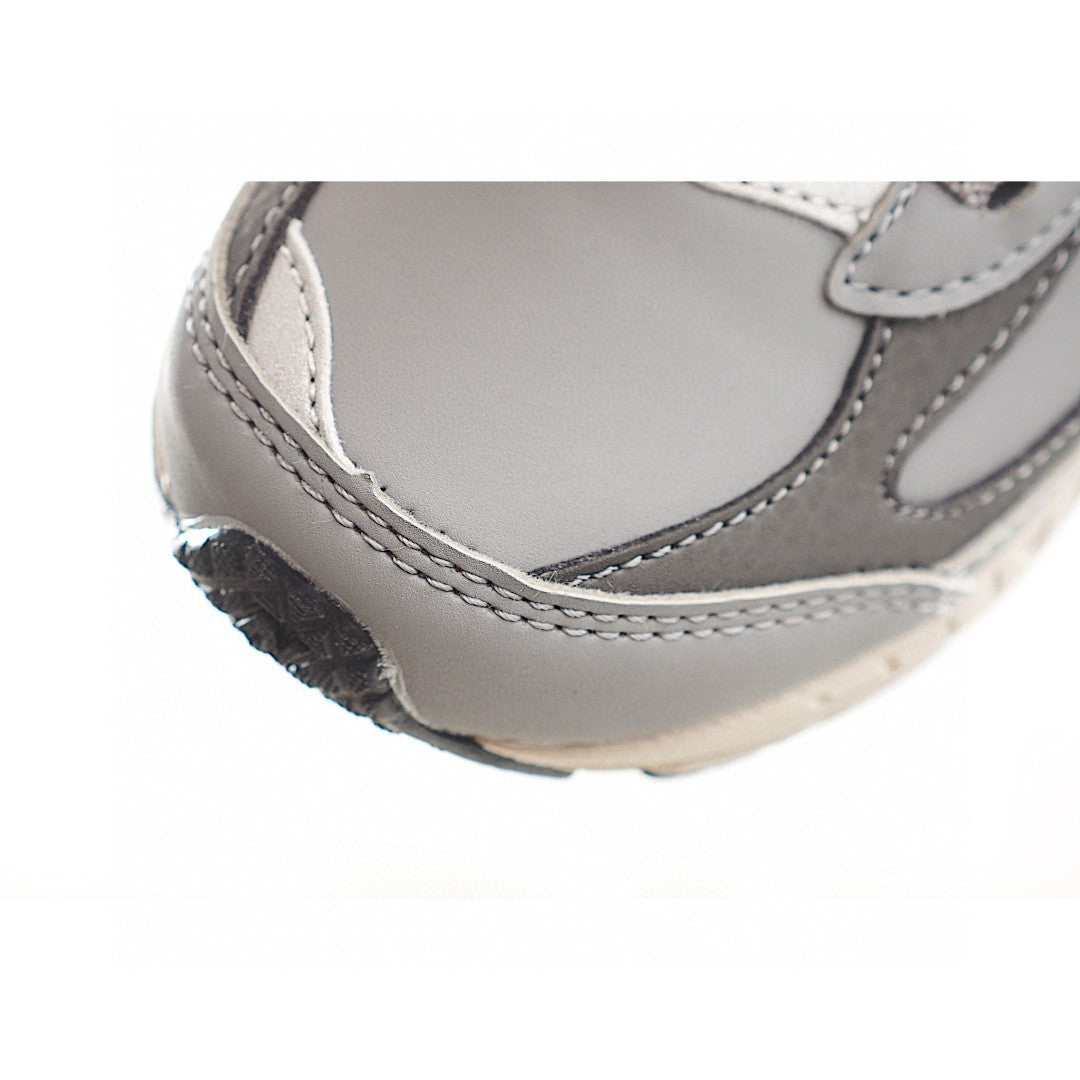 NB 2002 Velvet Elastic Velcro Children's Shoes" Gray"