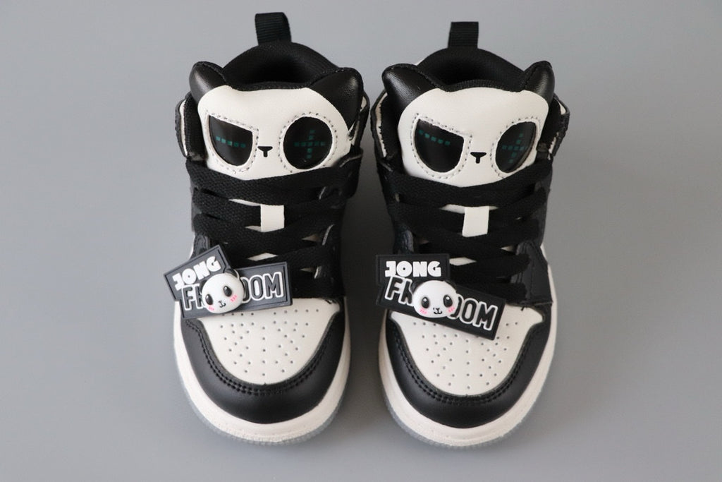 AJ Jordan Panda Light Shoes" white, black"
