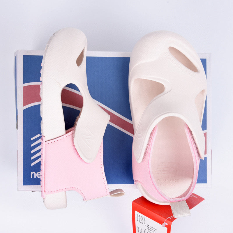 New NB closed toe sandals" pink"