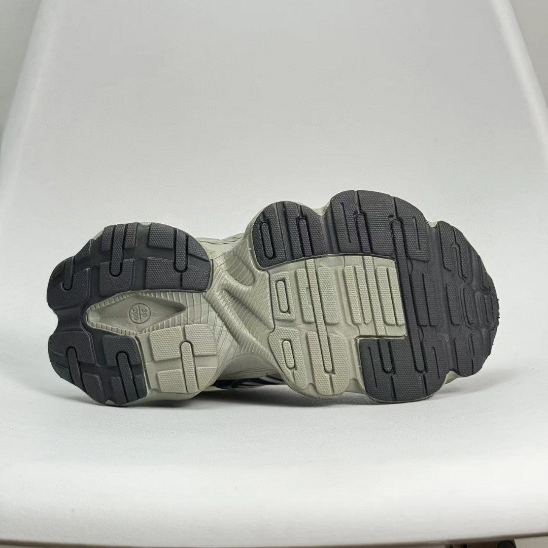 Adidas XLG Runner Deluxe runner dad shoes" olive green, black"