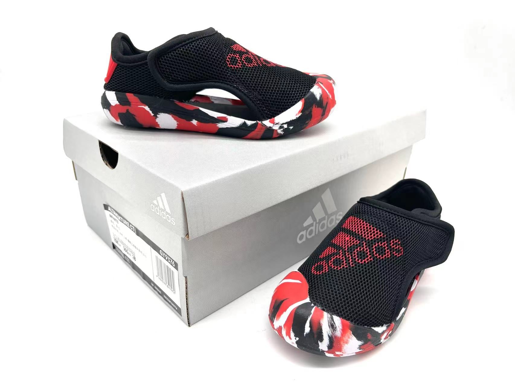 Adidas 2024 Baotou three-generation sandals "black, orange"