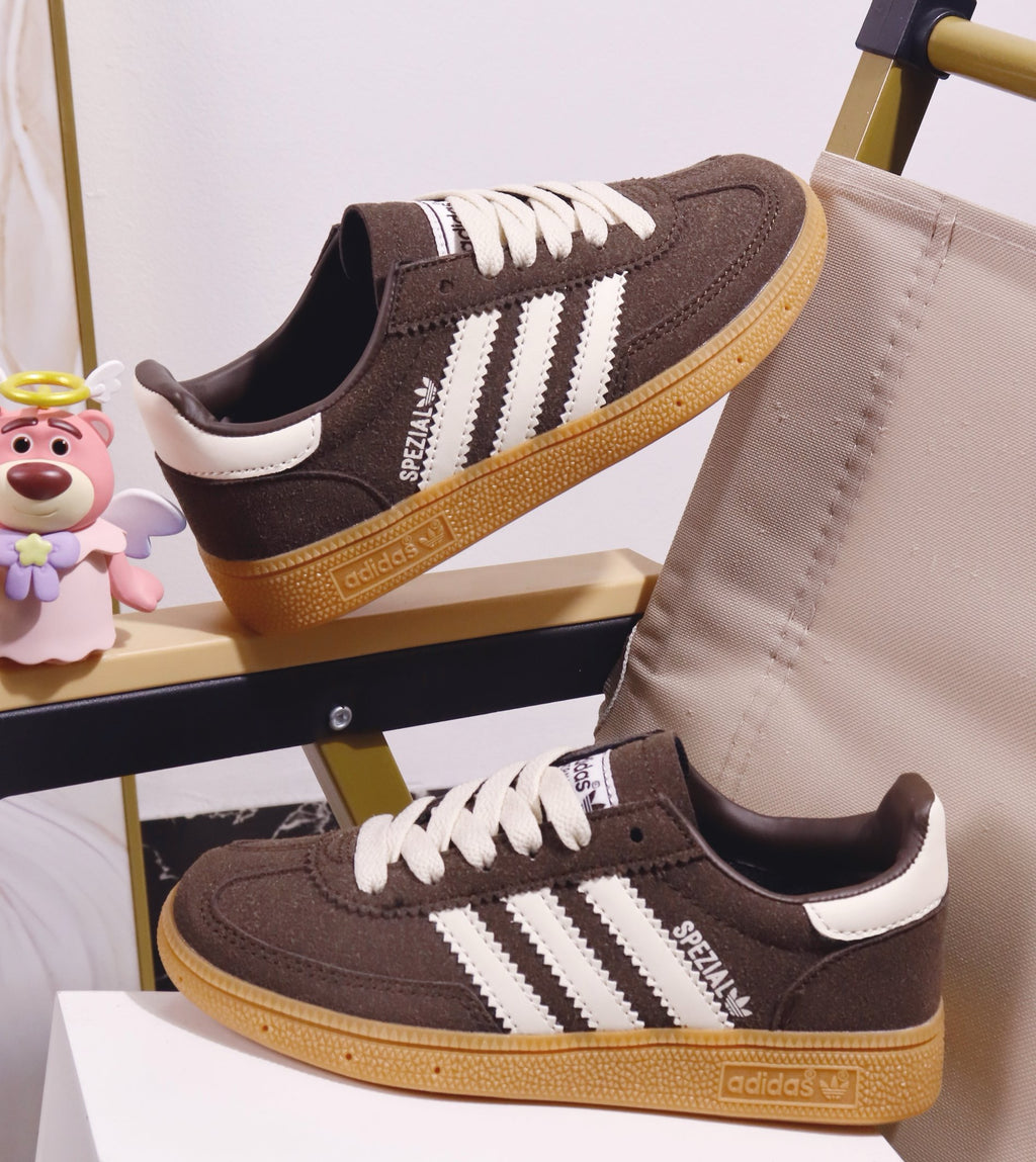 Adidas Dexter II casual children's sneakers" brown"