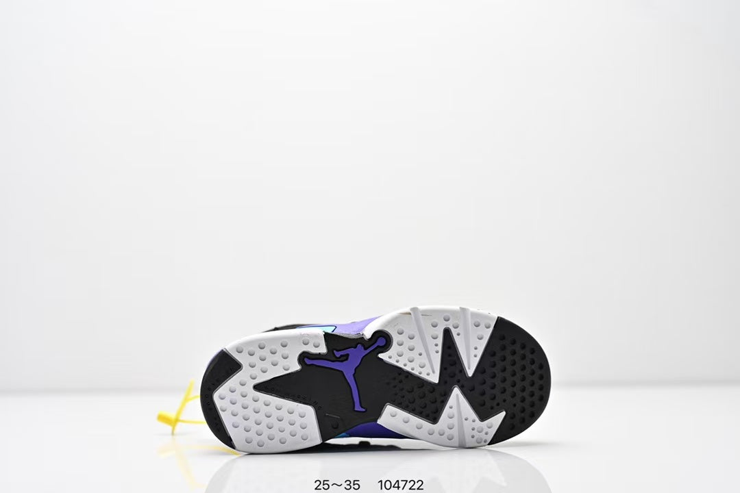 Joe 6 split leather children's shoes "white, blue, purple"