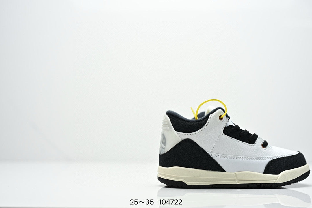 Joe 3" white, black, cream"