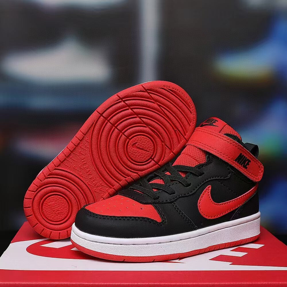 Air Force workwear mid-cut Velcro" black, red"