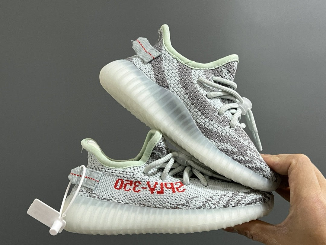Coconut 350V2 really explosive children's shoes" light blue-gray"