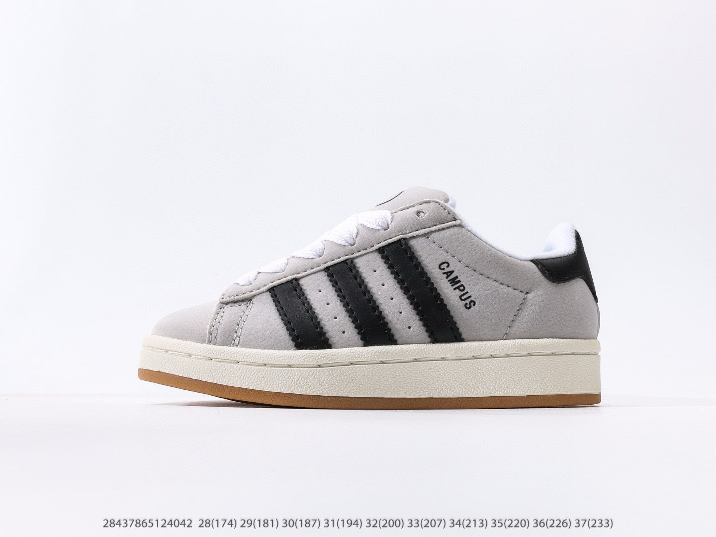 Adidas bread Dexter lace-up pig leather sneakers" gray"