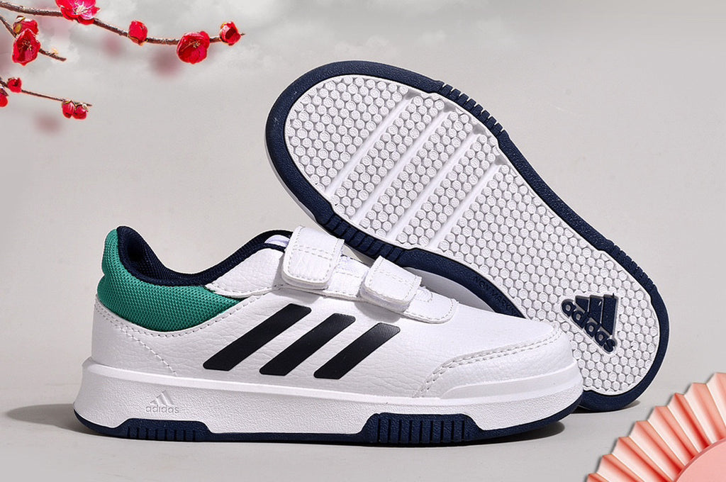 Adidas Velcro Sneakers" white, green"