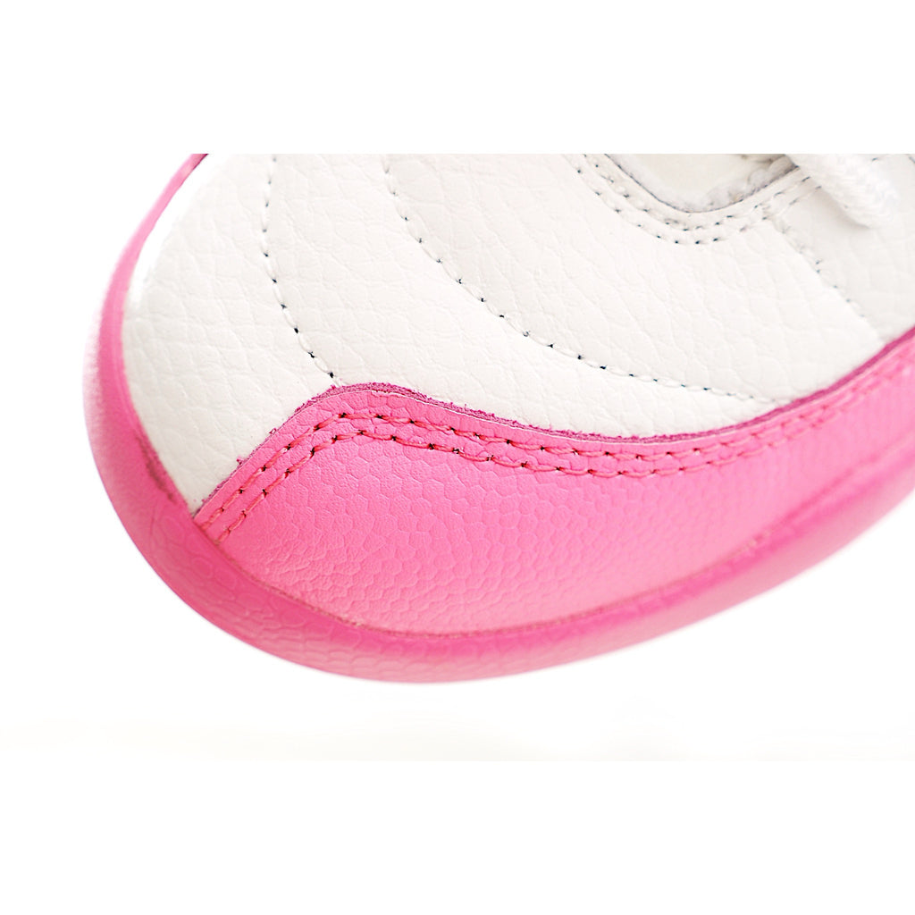 Joe 12 high quality children's shoe" white, pink"