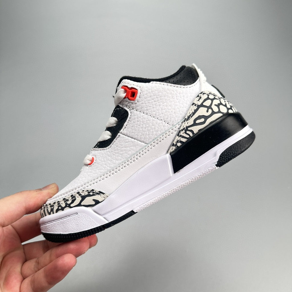 Jordan 3 children's shoes" white, black"