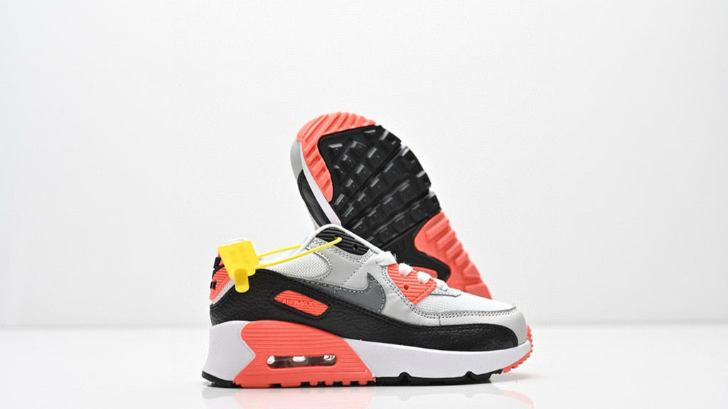 Cushion Children's Shoes " White, & orange"
