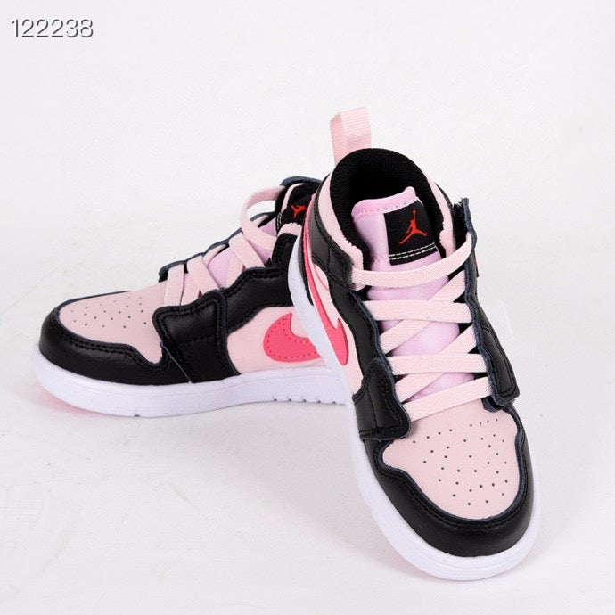 Jordan high top elastic band" black, pink"