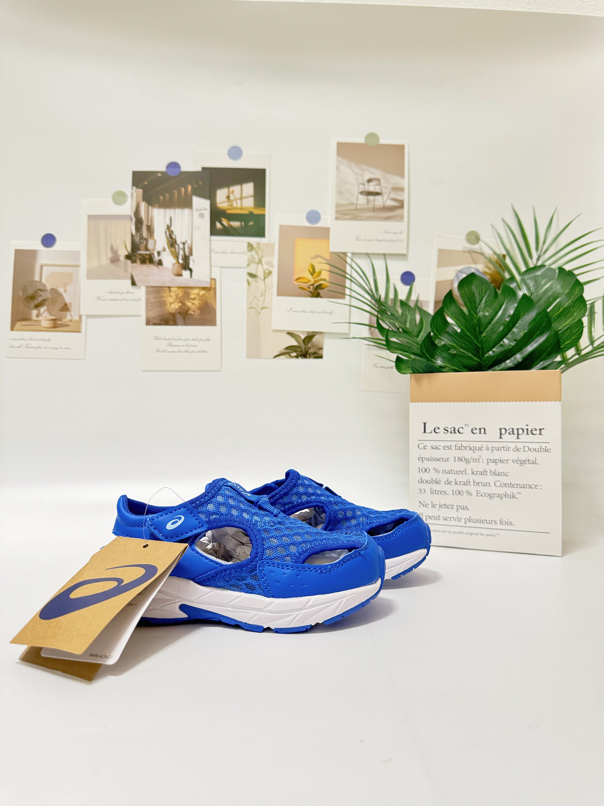 YSS new Velcro sandals" blue"