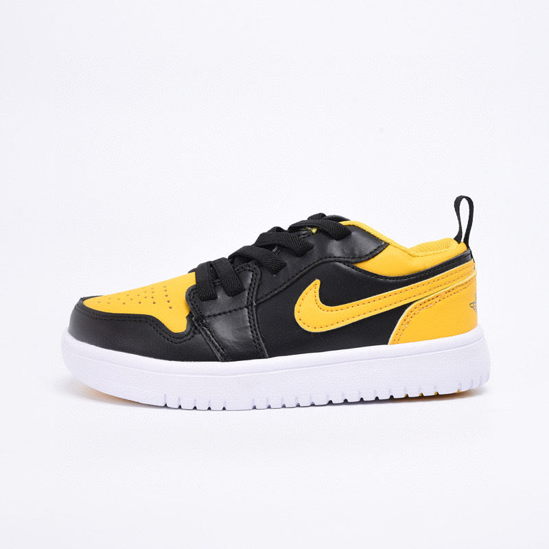 Joe 1 magic buckle children's shoes" black, yellow"