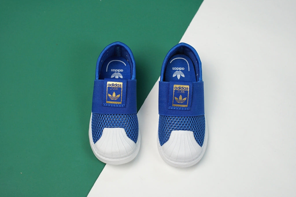 AD one-step soft shell mesh bandage shoes" sky blue"