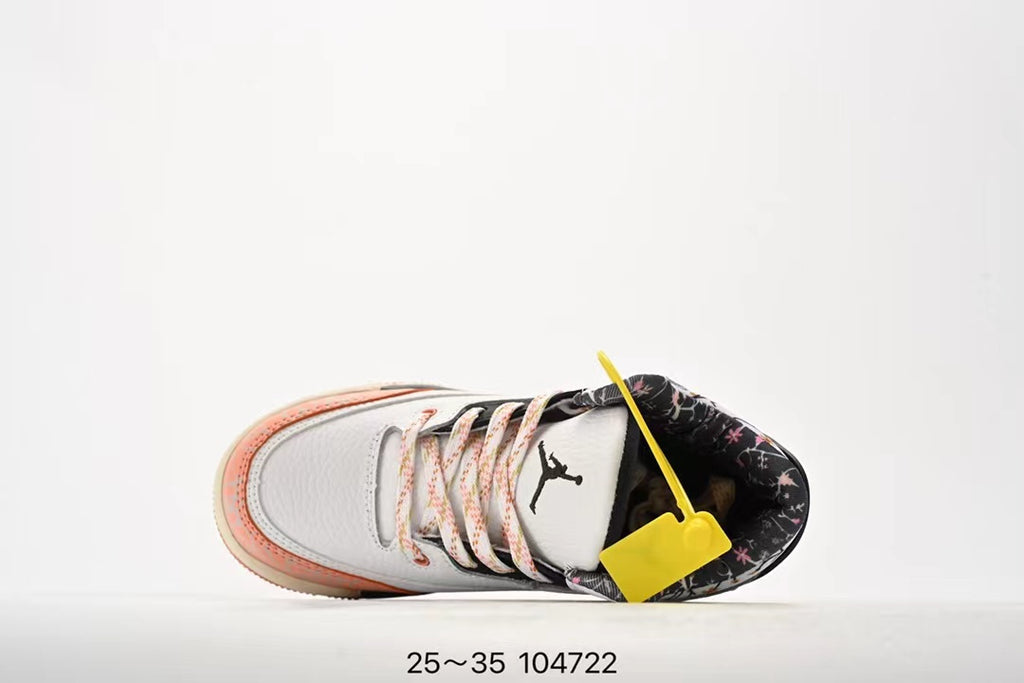 Joe 3" white, light orange"